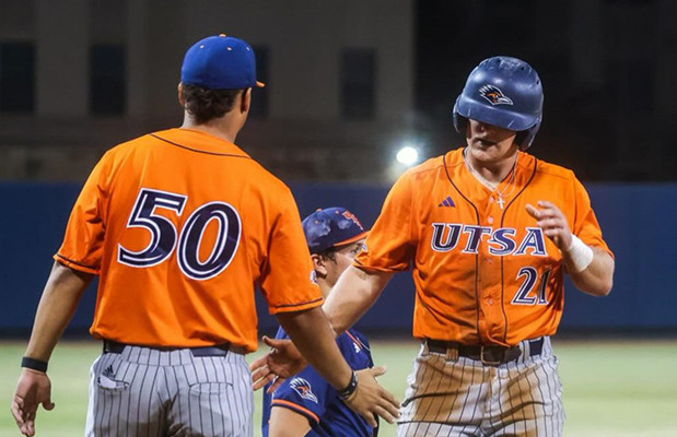 UTSA Roadrunners Custom Stitched Orange Collsege Baseball Game Jersey