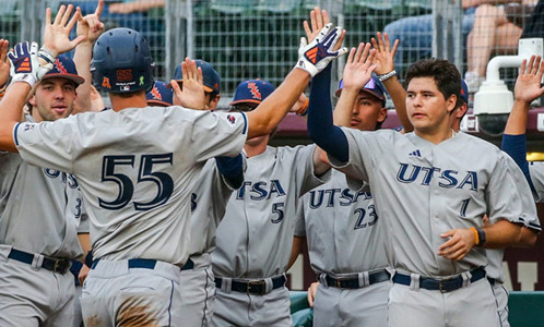 UTSA Roadrunners Custom Stitched Gray Collsege Baseball Game Jersey