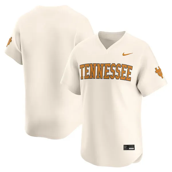 Tennessee Volunteers Blank Nike 2025 Natural Pullover Alternate Limited Baseball Fashion Jersey