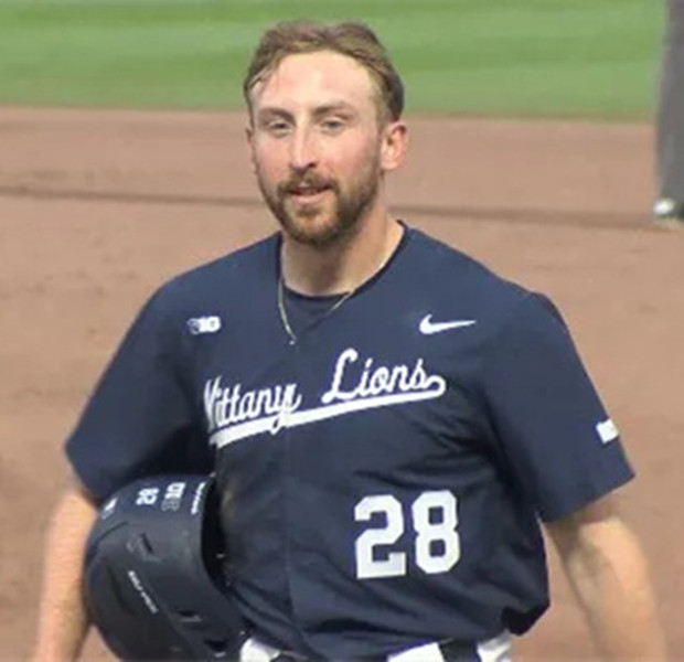 Penn State Nittany Lions #28 Paxton Kling Navy College Baseball Game Jersey