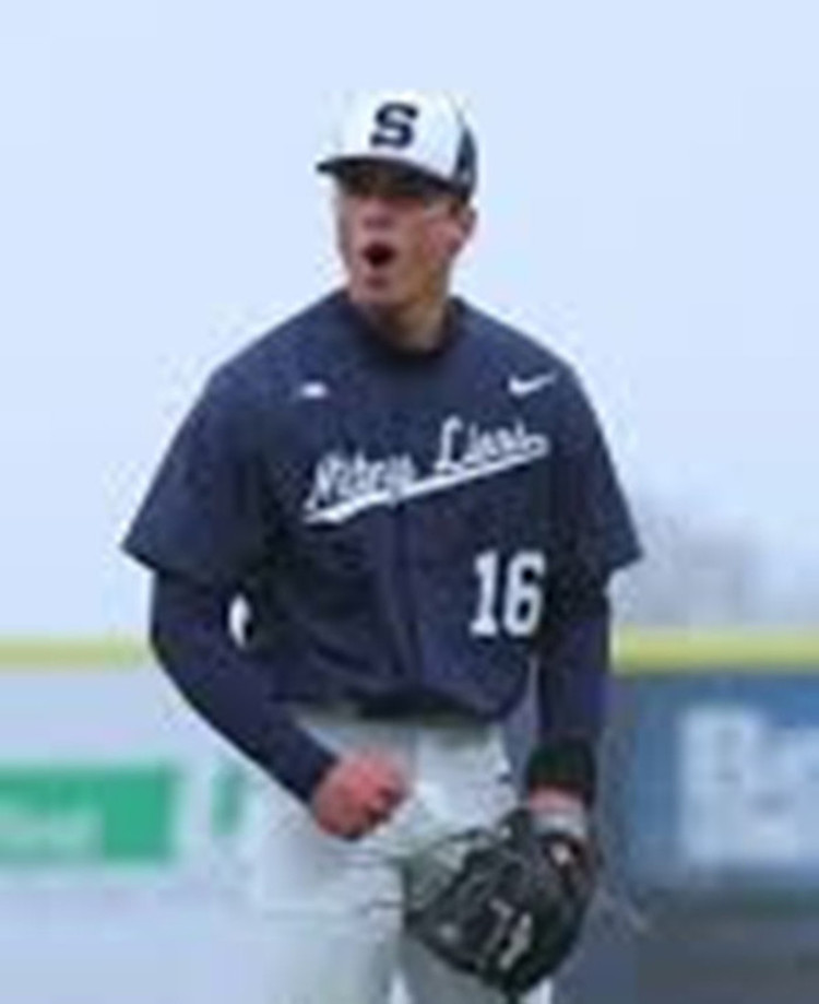 Penn State Nittany Lions #16 Dimond Loosli Navy College Baseball Game Jersey