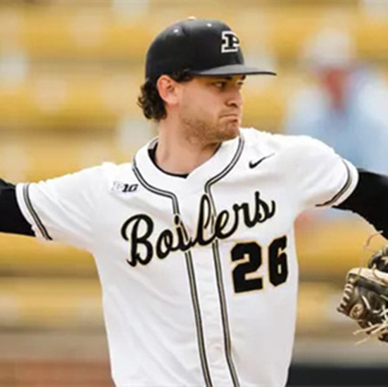 Purdue Boilermakers #26 Cole Van Assen White Limited College Baseball Game Jersey