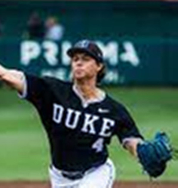 Duke Blue Devils #4 Gabriel Nard Black Pullover With Strip College Baseball Game Jersey