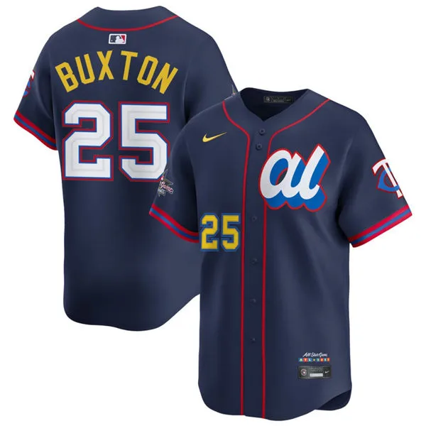 Minnesota Twins #25 Byron Buxton 2025 All-Star American League Limited Player Jersey Navy