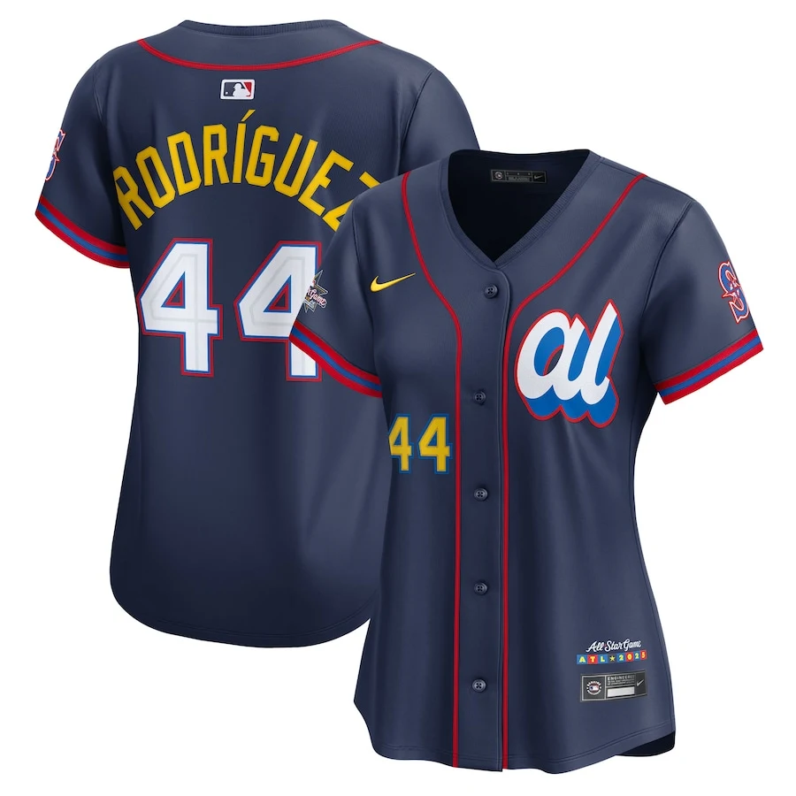 Seattle Mariners #44 Julio Rodriguez 2025 All-Star American League Limited Player Jersey Navy