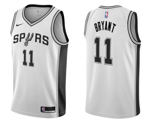 Men's San Antonio Spurs #11 Carter Bryant Nike White Association Edition Jersey