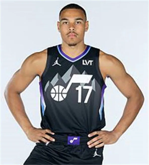 Mens Utah Jazz #17 John Tonje Black Statement Edition Swingman Jersey