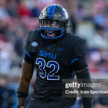 SMU Mustangs #32 Billy Walton III Nike 2022 Black SMU Football Game Jersey