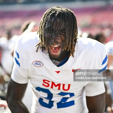 SMU Mustangs #32 Billy Walton III Nike 2022 White SMU Football Game Jersey
