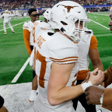 Texas Longhorns #27 Colin Page 2025 SEC White College Football Game Jersey