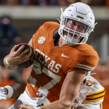 Texas Longhorns #27 Colin Page 2025 SEC Orange College Football Game Jersey