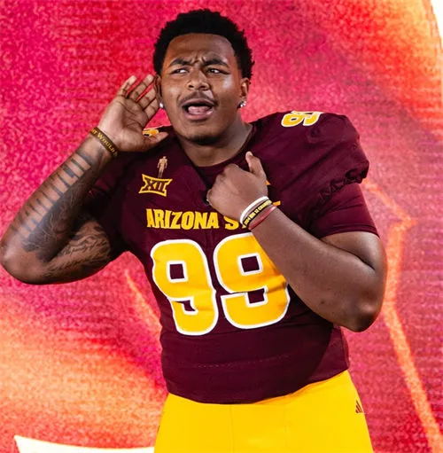 Arizona State Sun Devils #99 C.J. Fite 2025 XII Maroon Football Game Jersey