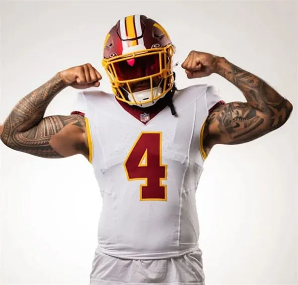 Mens Washington Commanders #4 Frankie Luvu White REDSKINS ERA Retro Nike Vapor F.U.S.E. Limited Jersey
