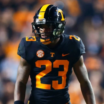Tennessee Volunteers #23 Boo Carter Nike Black Dark Mode College Football Jersey