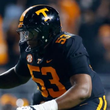 Tennessee Volunteers #53 Lance Heard Nike Black Dark Mode College Football Jersey