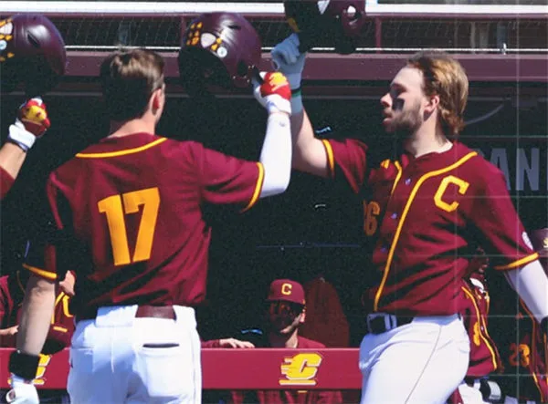 Central Michigan Chippewas Custom 2025 Maroon Baseball Game Jersey