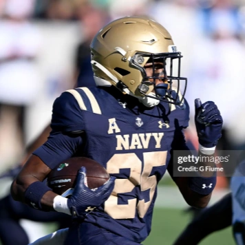 Navy Midshipmen #25 Isaiah Bryant Navy Unveils Retro College Football Jersey