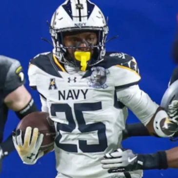 Navy Midshipmen #25 Isaiah Bryant 2025 Aer Lingus College Football Classic Jersey - White