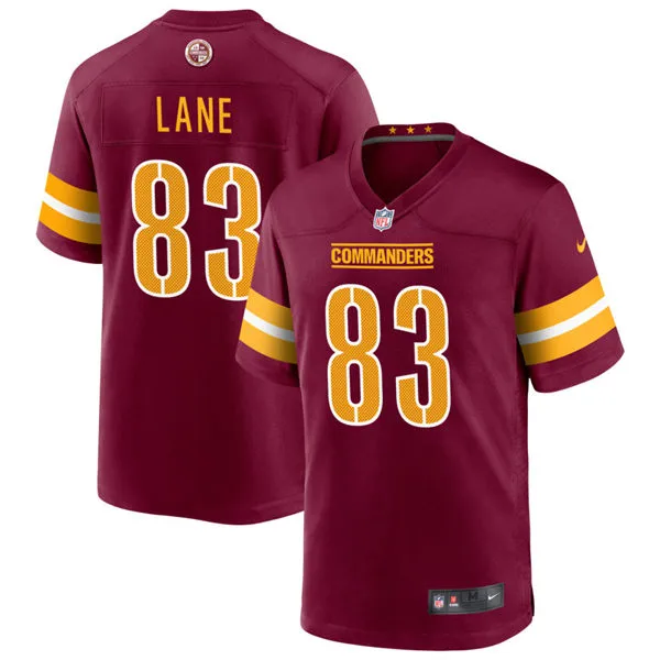 Mens Washington Commanders #83 Jaylin Lane Nike Burgundy Team Color Vapor Limited Jersey