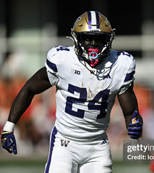 Washington Huskies #24 Adam Mohammed White College Football Game Jersey