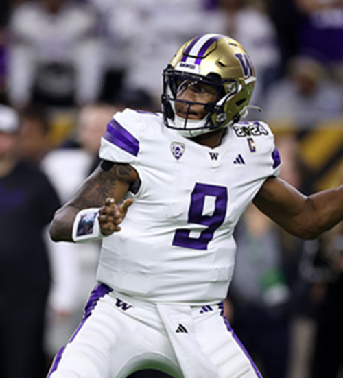 Washington Huskies #9 Jacob Manu White College Football Game Jersey