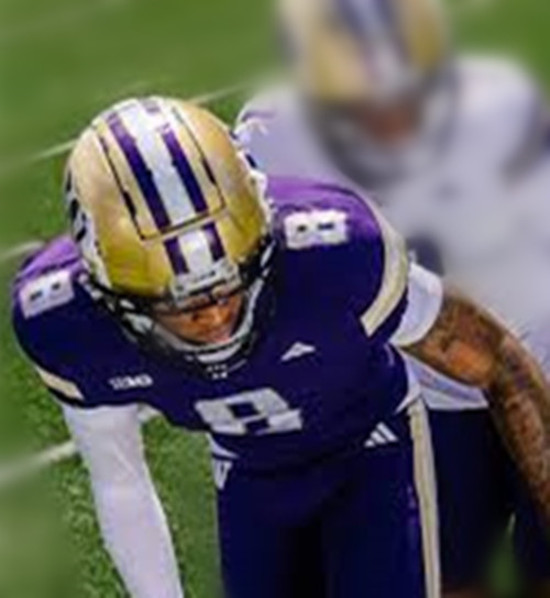 Washington Huskies #8 Tacario Davis 2025 Purple College Football Game Jersey