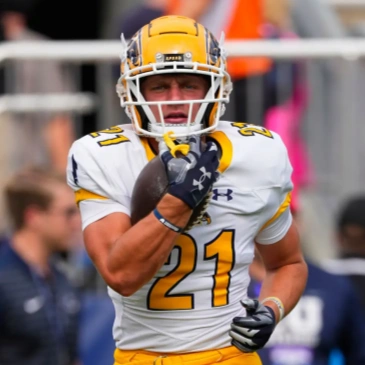 Kent State Golden Flashes #21 Cade Wolford Under Armour White College football Game Jersey