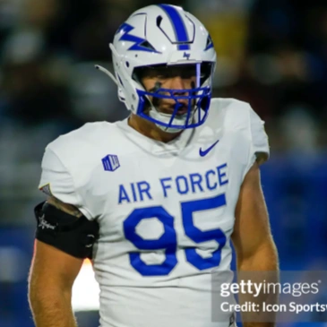 Air Force Falcons #95 Daniel Grobe Nike White College Football Game Jersey