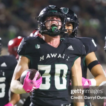 Hawaii Rainbow Warriors #30 Landon Sims Adidas Black NCAA College Football Jersey
