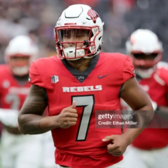 UNLV Runnin' Rebels #7 Cameron Friel Nike 2023 Red Football Game Jersey