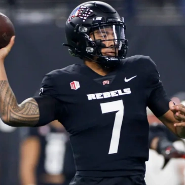 UNLV Runnin' Rebels #7 Cameron Friel Nike 2023 Black White Football Game Jersey