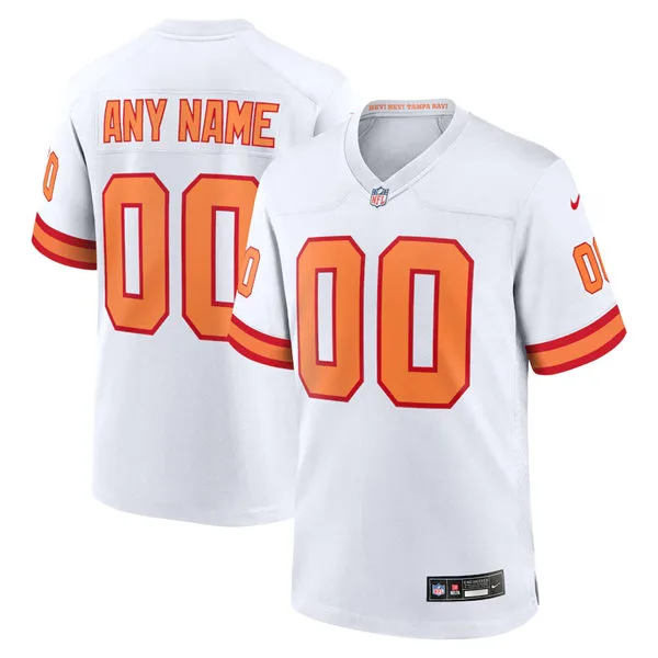 Tampa Bay Buccaneers Custom Nike White 50th Season F.U.S.E. Limite Jersey