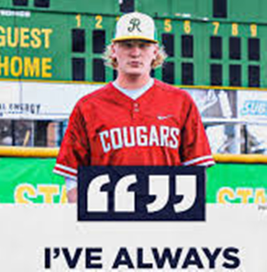 Washington State Cougars #15 Kooper Jones  Crimson Two Button College Baseball Game Jersey