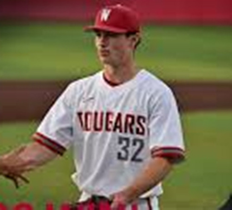 Washington State Cougars #32 Luke Meyers White Two Button College Baseball Game Jersey