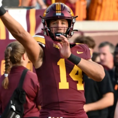 Minnesota Golden Gophers #14 Dylan Wittke  Nike 2024 Maroon White Untouchable College Football Game Jersey