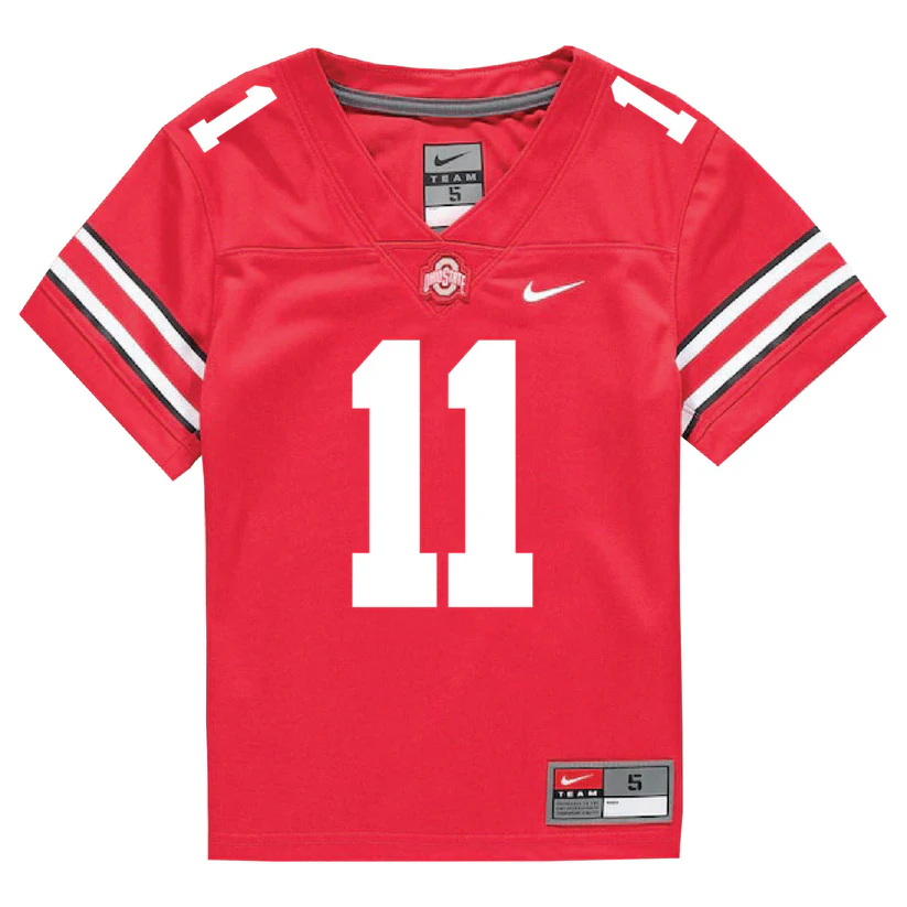 Ohio State Buckeyes #11 Quincy Porter 2025 Scarlet College Football Game Jersey