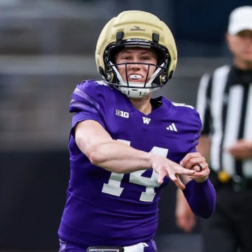 Washington Huskies #14 Shea Kuykendall Adidas Purple College Football Game Jersey