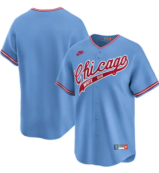 Mens Chicago White Sox Blank Nike Blue Cooperstown Collection Jersey
