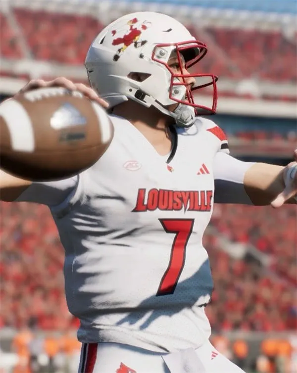 Louisville Cardinals #7 Miller Moss 2025 White Away Football Uniform Jersey
