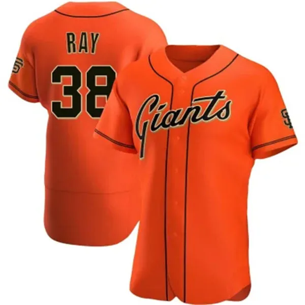 Mens San Francisco Giants #38 Robbie Ray Nike Orange Alternate Limited Player Jersey