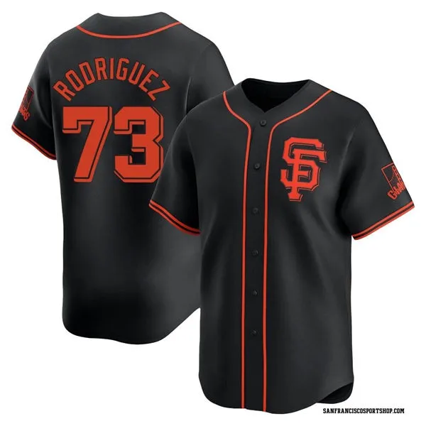 Mens San Francisco Giants #73 Randy Rodriguez Nike Black Alternate Limited Player Jersey