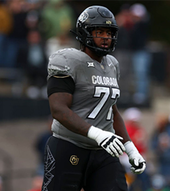 Colorado Buffaloes #77 Jordan Seaton 2025 Gray College Football Game Jersey