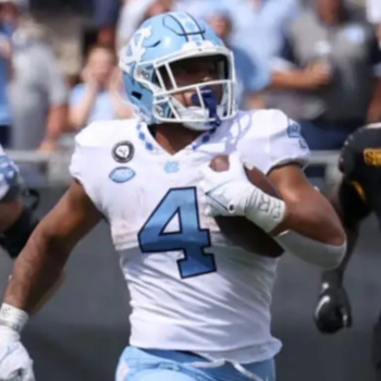 North Carolina Tar Heels #4 Caleb Hood 2023 White F.U.S.E. College Football Game Jersey