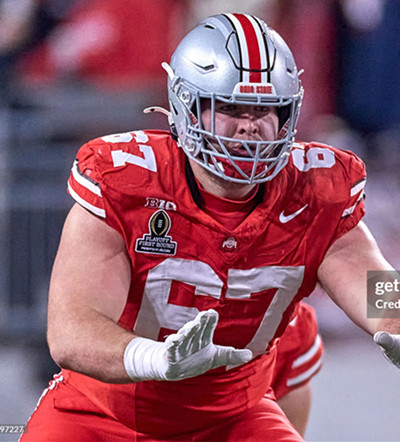 Ohio State Buckeyes #67 Austin Siereveld Scarlet College Football Game Jersey