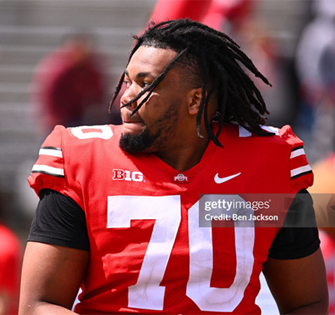 Ohio State Buckeyes #70 Phillip Daniels Scarlet College Football Game Jersey