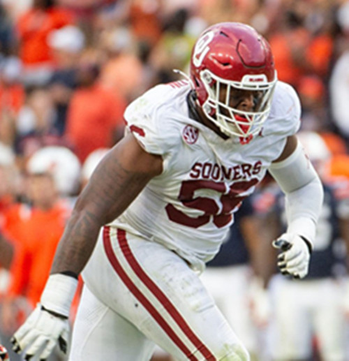 Oklahoma Sooners #56 Gracen Halton White College Football Game Jersey