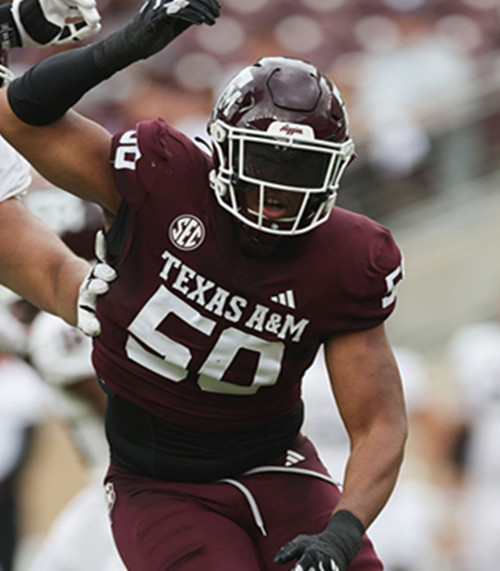 Texas A&M Aggies #50 Dayon Hayes Maroon College Football Game Jersey