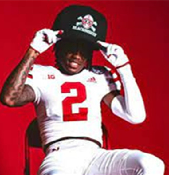 Nebraska Cornhuskers #2 Jacory Barney Jr. White College Football Game Jersey