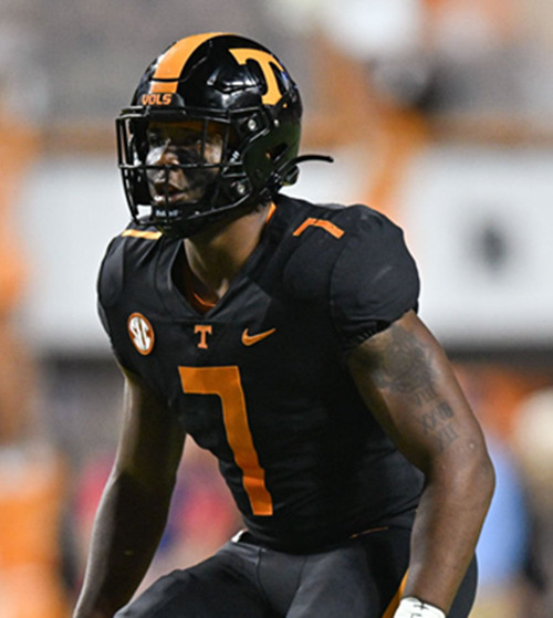 Tennessee Volunteers #7 Arion Carter Black College Football Game Jersey