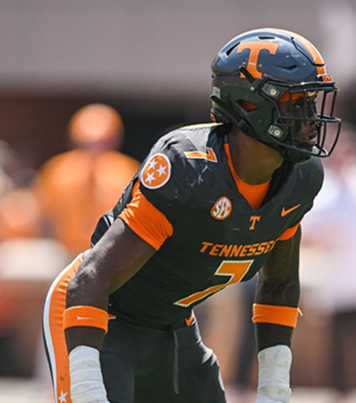 Tennessee Volunteers #7 Arion Carter 2024 Smokey Grey College Football Game Jersey